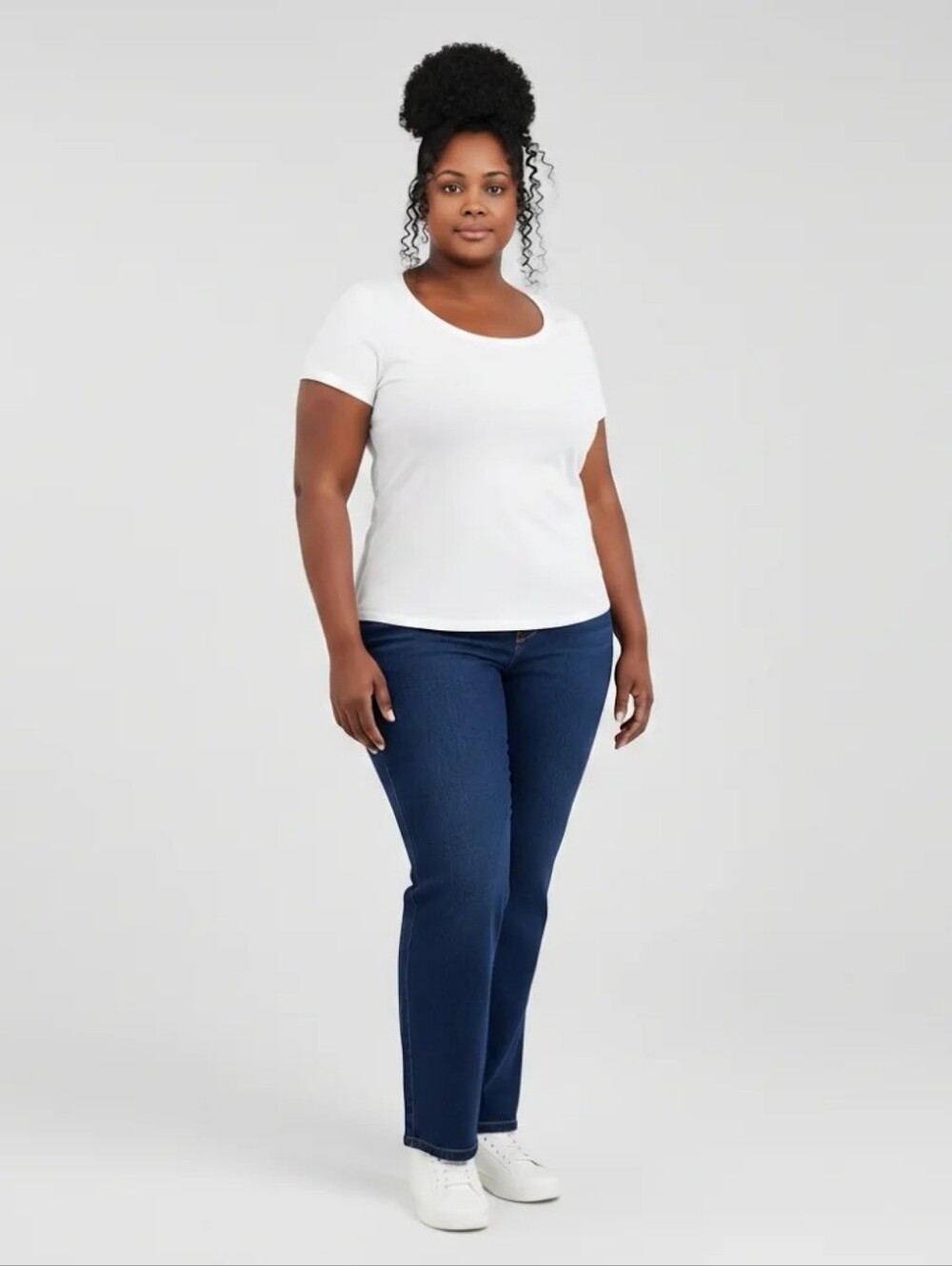 NWT Quince White Short-Sleeve Scoop Modal Tee
